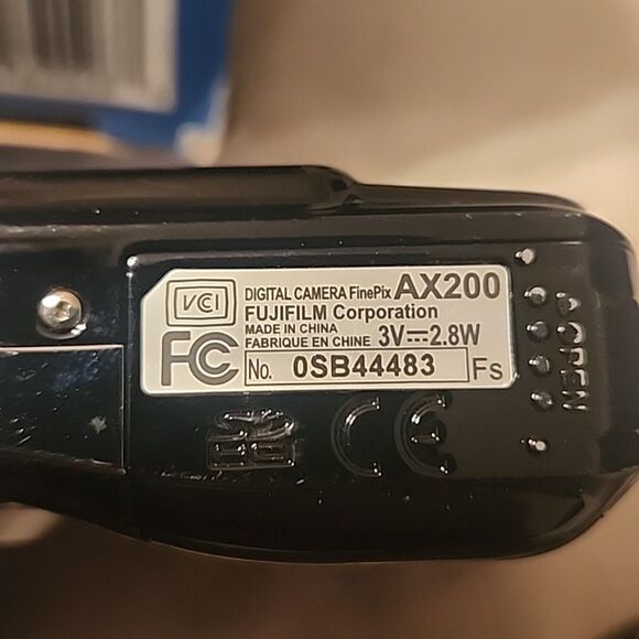 Fujifilm FinePix A Series AX200 12.0MP Digital Camera Black Tested Working - Picture 5 of 5
